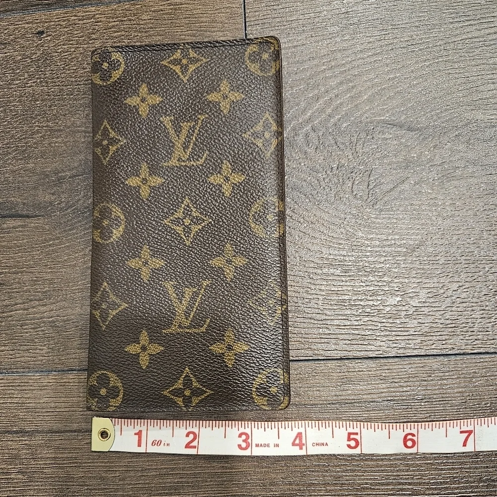 Louis Vuitton Monogram Long Wallet / Checkbook Cover – Vintage FULL INCLUSION - Picture 11 of 16